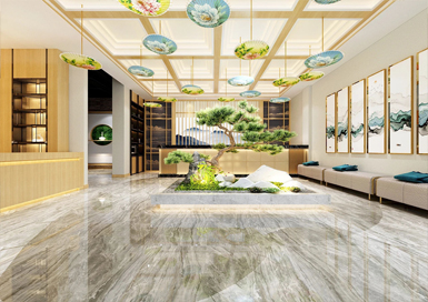 韓式洗浴中心裝修設計案例效果圖